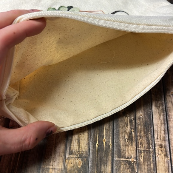 5for$10 Soft Canvas Makeup Cosmetics Zipper Bag Gift For Bride - Bride Kit - Picture 4 of 5